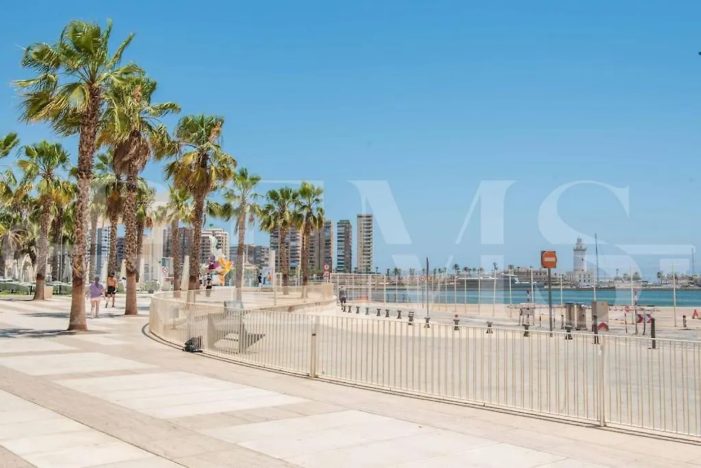 Apartment With Terrace Next To Port Of Malaga By Rems